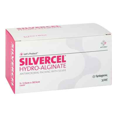 Silvercel Hydroalginat Tamponade 2,5x30,5cm 5 stk von  PZN 00033123