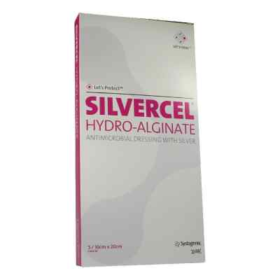 Silvercel Hydroalginat Verband 10x20cm 5 stk von 3M Medica Zwnl.d.3M Deutschl.Gmb PZN 00032313