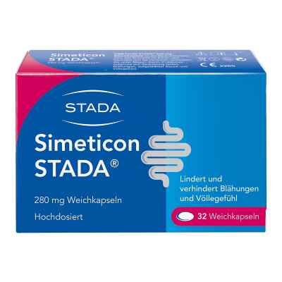 Simeticon STADA 280 mg gegen Blähungen 32 stk von STADA Consumer Health Deutschlan PZN 16944507
