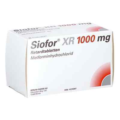 Siofor Xr 1000 Mg Retardtabletten 120 stk von BERLIN-CHEMIE AG PZN 17275907