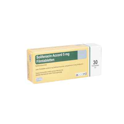 Solifenacin Accord 5 mg Filmtabletten 30 stk von Accord Healthcare GmbH PZN 12544461
