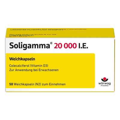 Soligamma 20.000 I.e. Weichkapseln 50 stk von Wörwag Pharma GmbH & Co. KG PZN 19300963