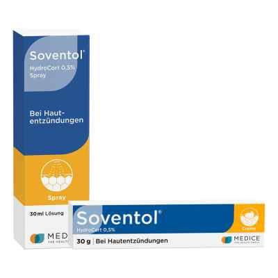 Soventol Hydrocort 0,5% Creme (30 g) & Spray (30 ml)
