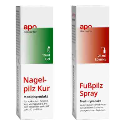 Sparset: Nagelpilz Kur + Fußpilzspray 1 Pck von PK Benelux Pharma Care BV PZN 08102589