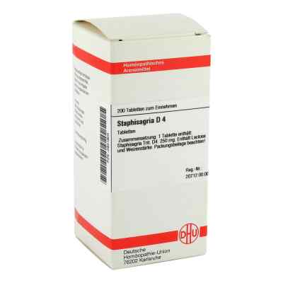 Staphisagria D4 Tabletten 200 stk von DHU-Arzneimittel GmbH & Co. KG PZN 02931903