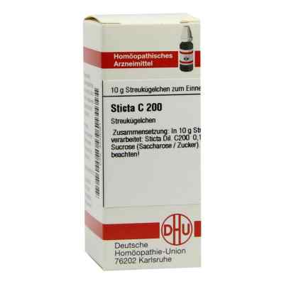 Sticta C 200 Globuli 10 g von DHU-Arzneimittel GmbH & Co. KG PZN 04238081