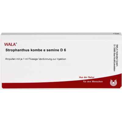 Strophanthus Kombe e semine D6  Ampullen 10X1 ml von WALA Heilmittel GmbH PZN 03658303