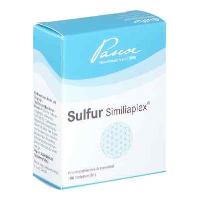 Sulfur Similiaplex Tabletten 100 stk von Pascoe pharmazeutische Präparate PZN 14448365