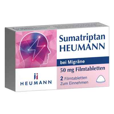 Sumatriptan Heumann bei Migräne 50 mg Filmtabletten 