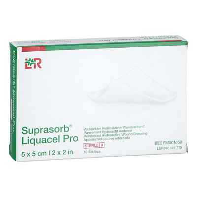 Suprasorb Liquacel Pro 5x5 cm Kompressen