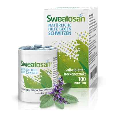 SWEATOSAN pflanzliches Arzneimittel gegen starkes Schwitzen 100 stk von Heilpflanzenwohl GmbH PZN 02679711