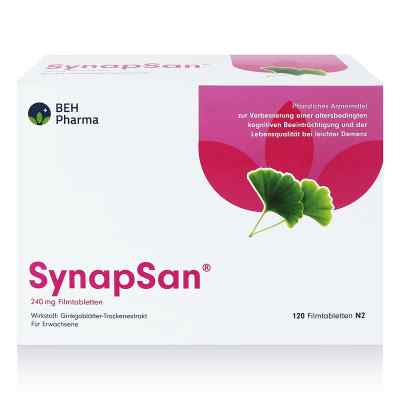 Synapsan 240 Mg Filmtabletten 120 stk von BEH Pharma GmbH PZN 18673751