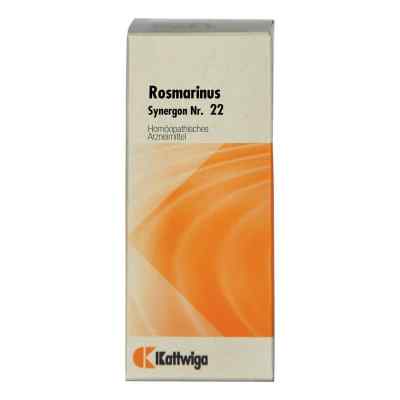 Synergon 22 Rosmarinus Tropfen 50 ml von Kattwiga Arzneimittel GmbH PZN 03467112
