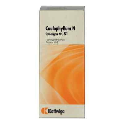 Synergon 81 Caulophyllum N Tropfen 50 ml von Kattwiga Arzneimittel GmbH PZN 04905407