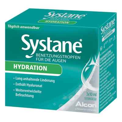 Systane Hydration Benetzungstropfen für die Augen 3X10 ml von Alcon Pharma GmbH PZN 11088216