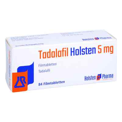 Tadalafil Holsten 5 mg Filmtabletten 84 stk von Holsten Pharma GmbH PZN 15825054
