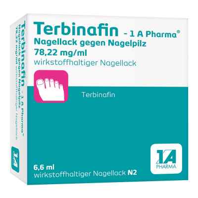 Terbinafin - 1 A Pharma® Nagellack gegen Nagelpilz 78,22 mg/ml