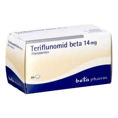 Teriflunomid Beta 14 Mg Filmtabletten 84 stk von betapharm Arzneimittel GmbH PZN 18723302