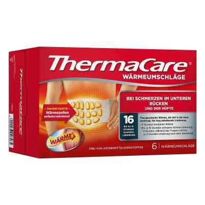 ThermaCare Wärmeumschläge für unteren Rücken & Hüfte 6 stk von Angelini Pharma Deutschland GmbH PZN 10079250
