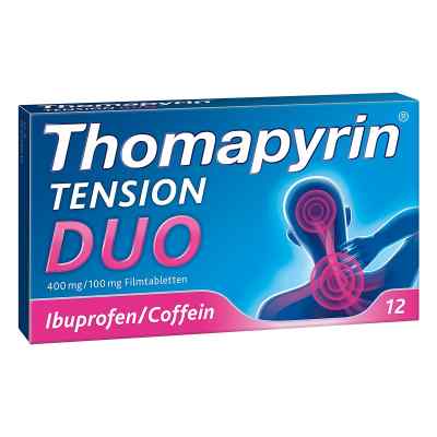 Thomapyrin TENSION DUO 400mg/100mg bei Kopfschmerzen 12 stk von  PZN 12551047