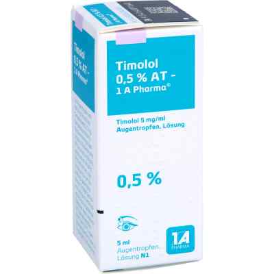 Timolol 0,5% AT-1A Pharma 5 ml von 1 A Pharma GmbH PZN 06324241
