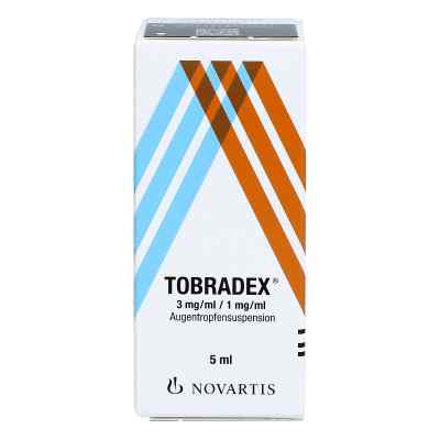Tobradex 3mg/ml/1mg/ml Augentropfensuspension 5 ml von NOVARTIS Pharma GmbH PZN 04555775