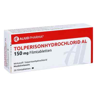 Tolperisonhydrochlorid Al 150 mg Filmtabletten 20 stk von ALIUD Pharma GmbH PZN 05705389