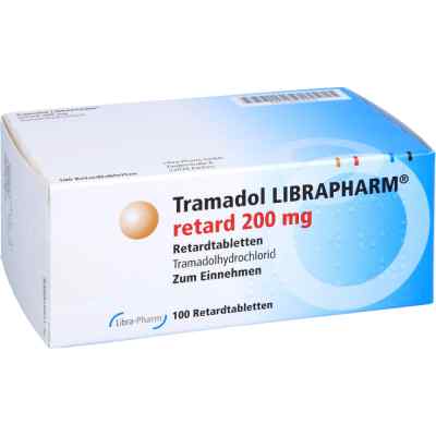 Tramadol LIBRAPHARM retard 200mg 100 stk von Libra-Pharm GmbH PZN 06818204