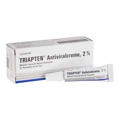 Triapten Antiviralcreme 2 g von Abanta Pharma GmbH PZN 04470174