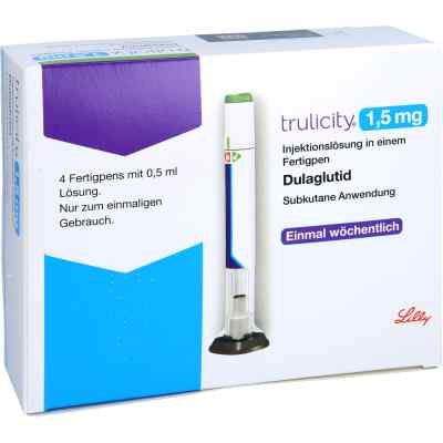 Trulicity 1,5 mg Injektionslösung i.e.Fertigpen 4 stk von LILLY DEUTSCHLAND GmbH PZN 10921534
