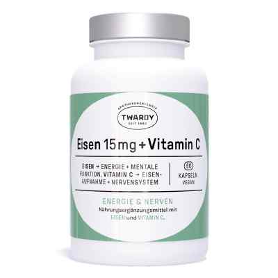 Twardy Eisen 15 mg + Vitamin C Kapseln vegan