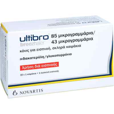 Ultibro Breezhaler 85 [my]g/43 [my]g Hartk.m.plv.z 30 stk von kohlpharma GmbH PZN 10797353
