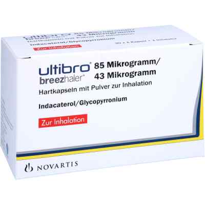 Ultibro Breezhaler 85 [my]g/43 [my]g Hartk.m.plv.z 30 stk von Orifarm GmbH PZN 10813425