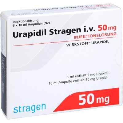 Urapidil Stragen intravenös 50 mg Ampullen 5 stk von Stragen Pharma GmbH PZN 09615766