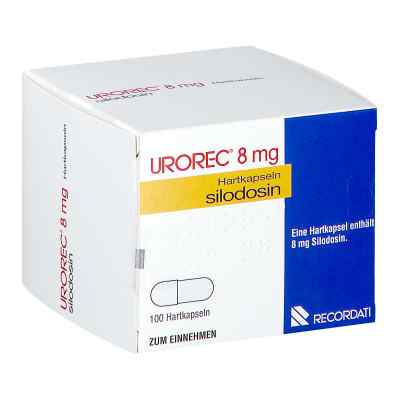Urorec 8 mg Hartkapseln 100 stk von Recordati Pharma GmbH PZN 06476235