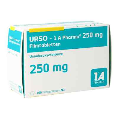 Urso-1a Pharma 250 mg Filmtabletten 100 stk von 1 A Pharma GmbH PZN 14162427