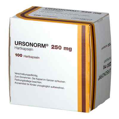 Ursonorm 250 mg Hartkapseln 100 stk von PRO.MED.CS Praha a.s. PZN 15410838