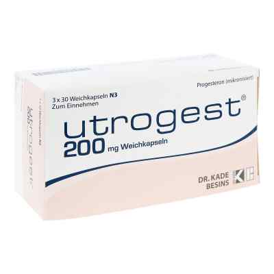 Utrogest 200 mg Weichkapseln 90 stk von Besins Healthcare Germany GmbH PZN 12405297