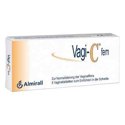 Vagi C Fem Vaginaltabletten 6 stk von ALMIRALL HERMAL GmbH PZN 02814178