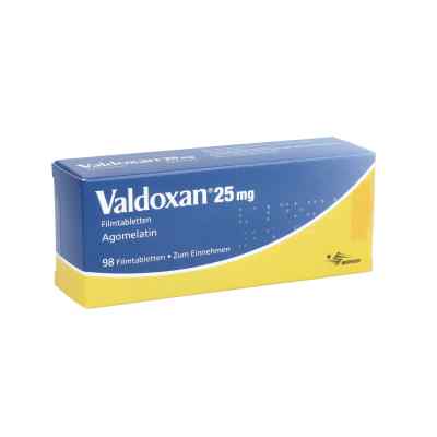 Valdoxan 25 mg Filmtabletten 98 stk von Orifarm GmbH PZN 07338914