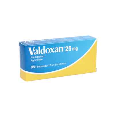 Valdoxan 25 mg Filmtabletten 98 stk von axicorp Pharma GmbH PZN 09435159