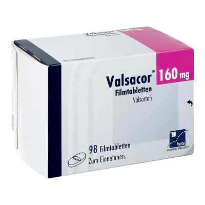 Valsacor 160mg 98 stk von TAD Pharma GmbH PZN 09269666