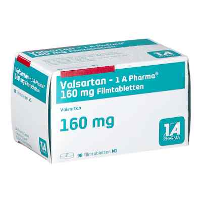 Valsartan-1A Pharma 160mg 98 stk von 1 A Pharma GmbH PZN 07582057