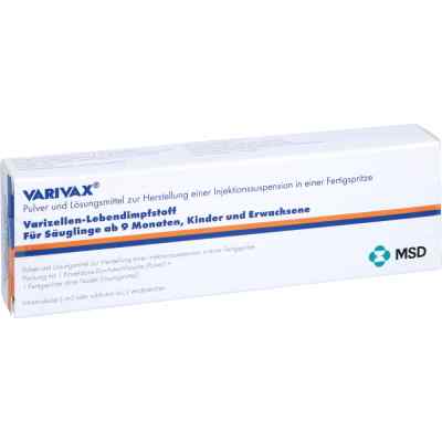 Varivax Fertigspritze ohne Kanüle 0.5 ml von MSD Sharp & Dohme GmbH PZN 02464005