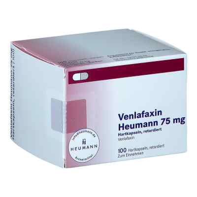 Venlafaxin Heumann 75mg 100 stk von HEUMANN PHARMA GmbH & Co. Generi PZN 01918266