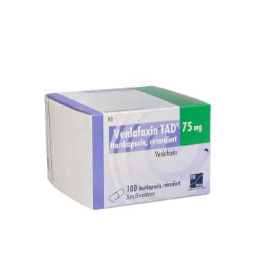 Venlafaxin TAD 75mg 100 stk von TAD Pharma GmbH PZN 02726540