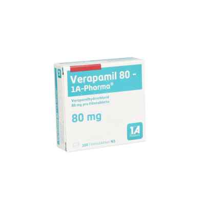 Verapamil 80-1A Pharma 100 stk von 1 A Pharma GmbH PZN 00070130