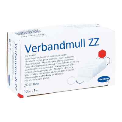 Verbandmull Hartmann 10 cmx1 m zickzack