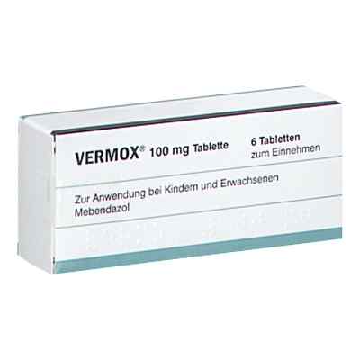 Vermox 100 Mg Tabletten 6 stk von axicorp Pharma GmbH PZN 19123432