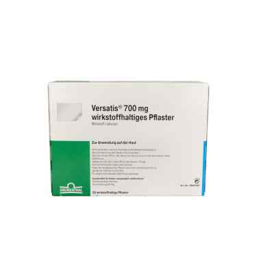 Versatis 700 mg wirkstoffhaltiges Pflaster 30 stk von GRüNENTHAL GmbH PZN 13232841